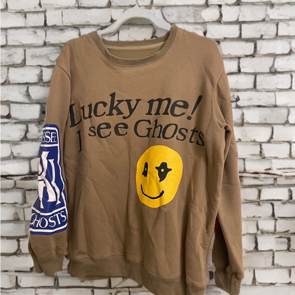 Brown Kids See Ghosts Kid Cudi X Kanye West Crewneck - Picture 1 of 4